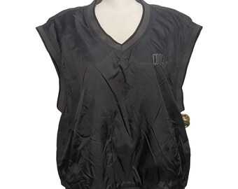 Rawlings Cougars Sleeveless Water Repellant Windbreaker Vest Sz 2XL Mens Black Nylon