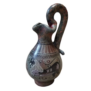 Antique Koryntian (Corinthian) Pottery Urn Vessel Replica from 6640 BC