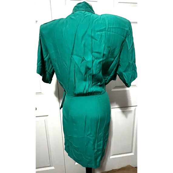 Vintage Shift Dress Teal Sz 9/10 by Scarlett Wome… - image 2