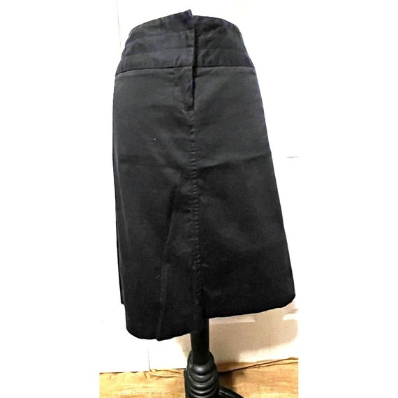 Vintage Chadwicks Pencil Skirt Sz 12 Black with P… - image 1