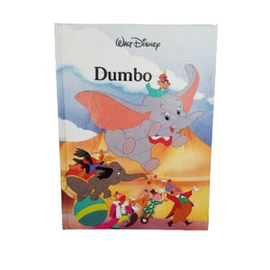Vintage Walt Disney&#39;s Dumbo Book Hardback  1986