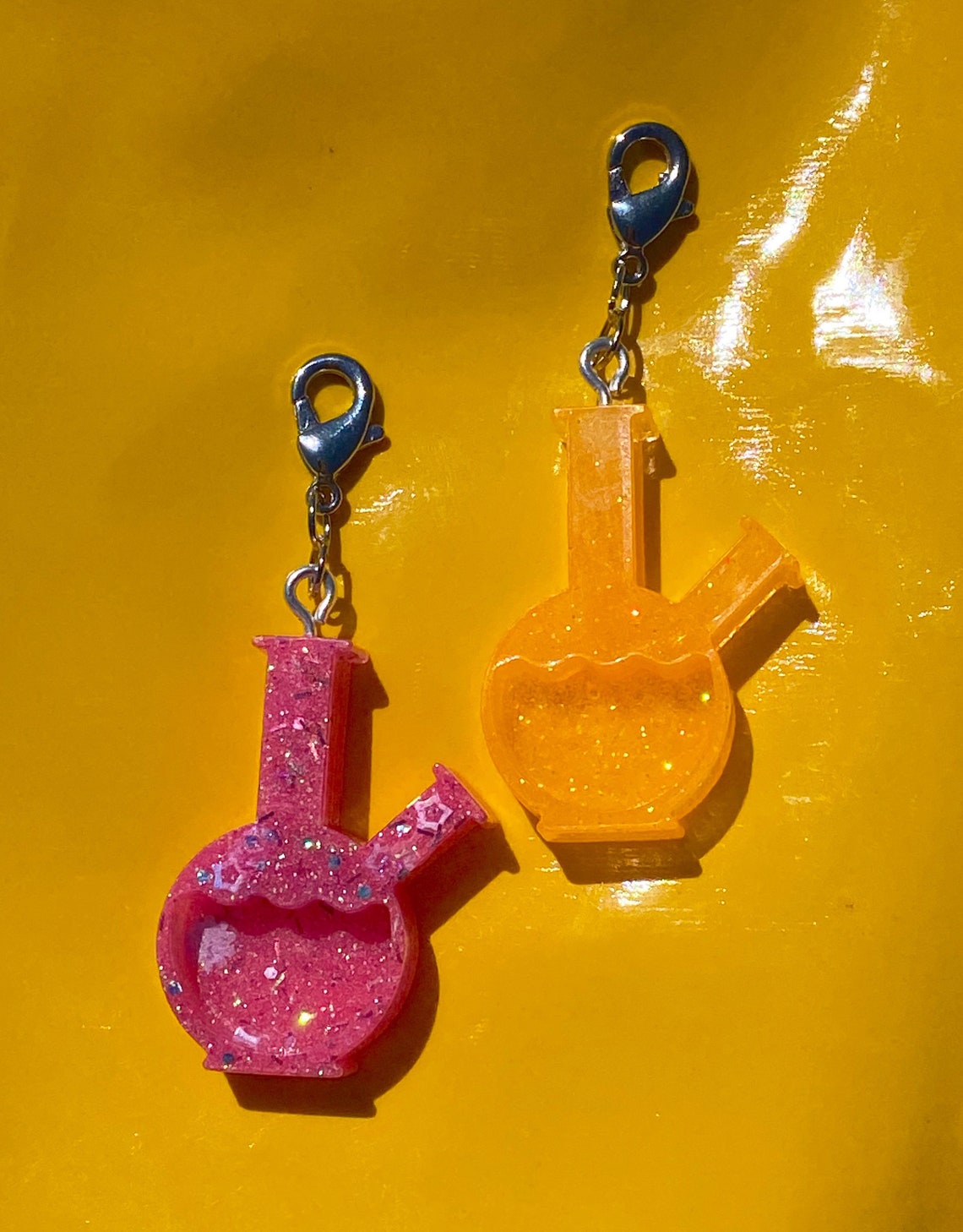 Custom Bong Keychain Weed Keychain Etsy