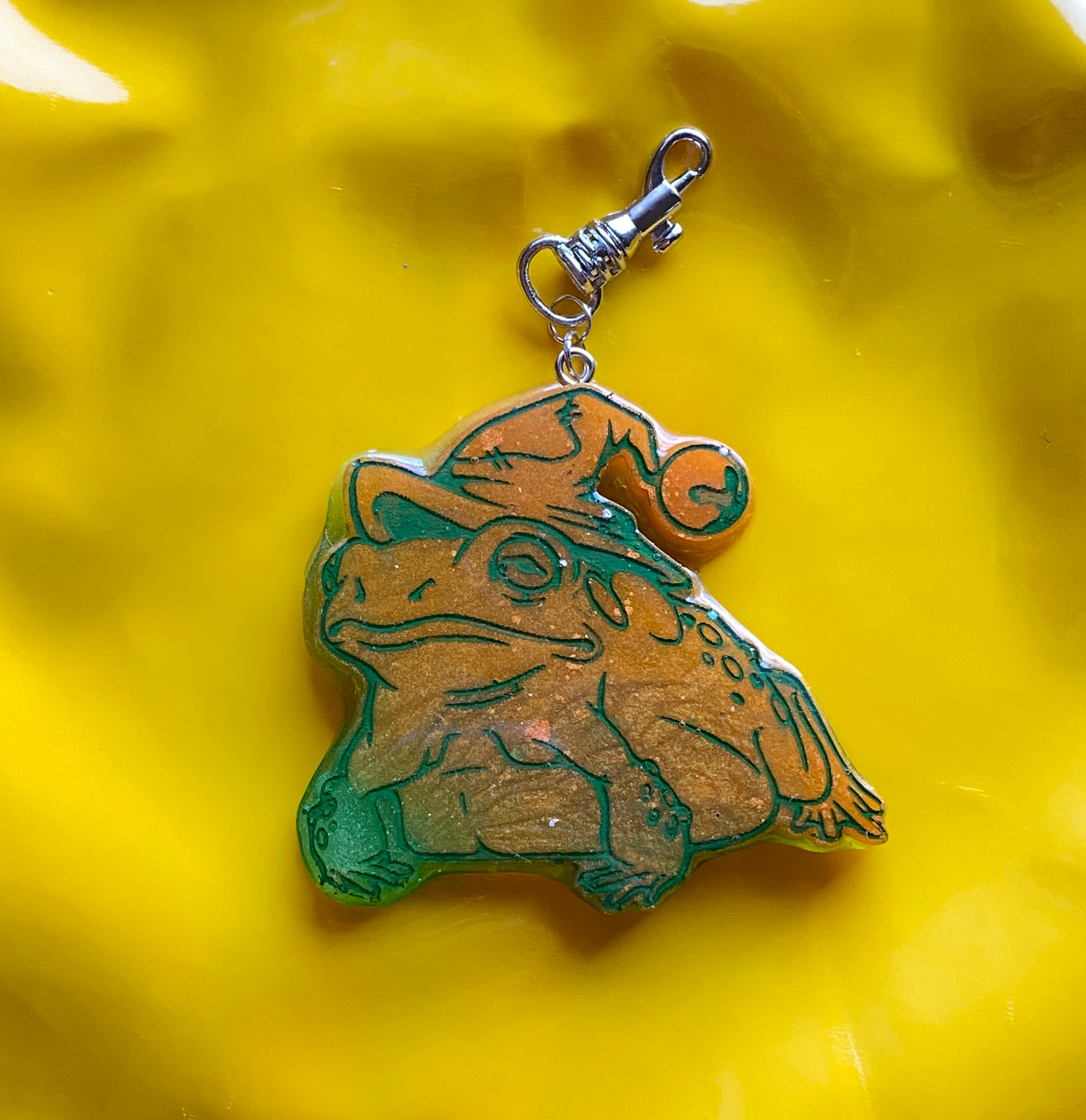 Custom Magic Frog Keychain Etsy