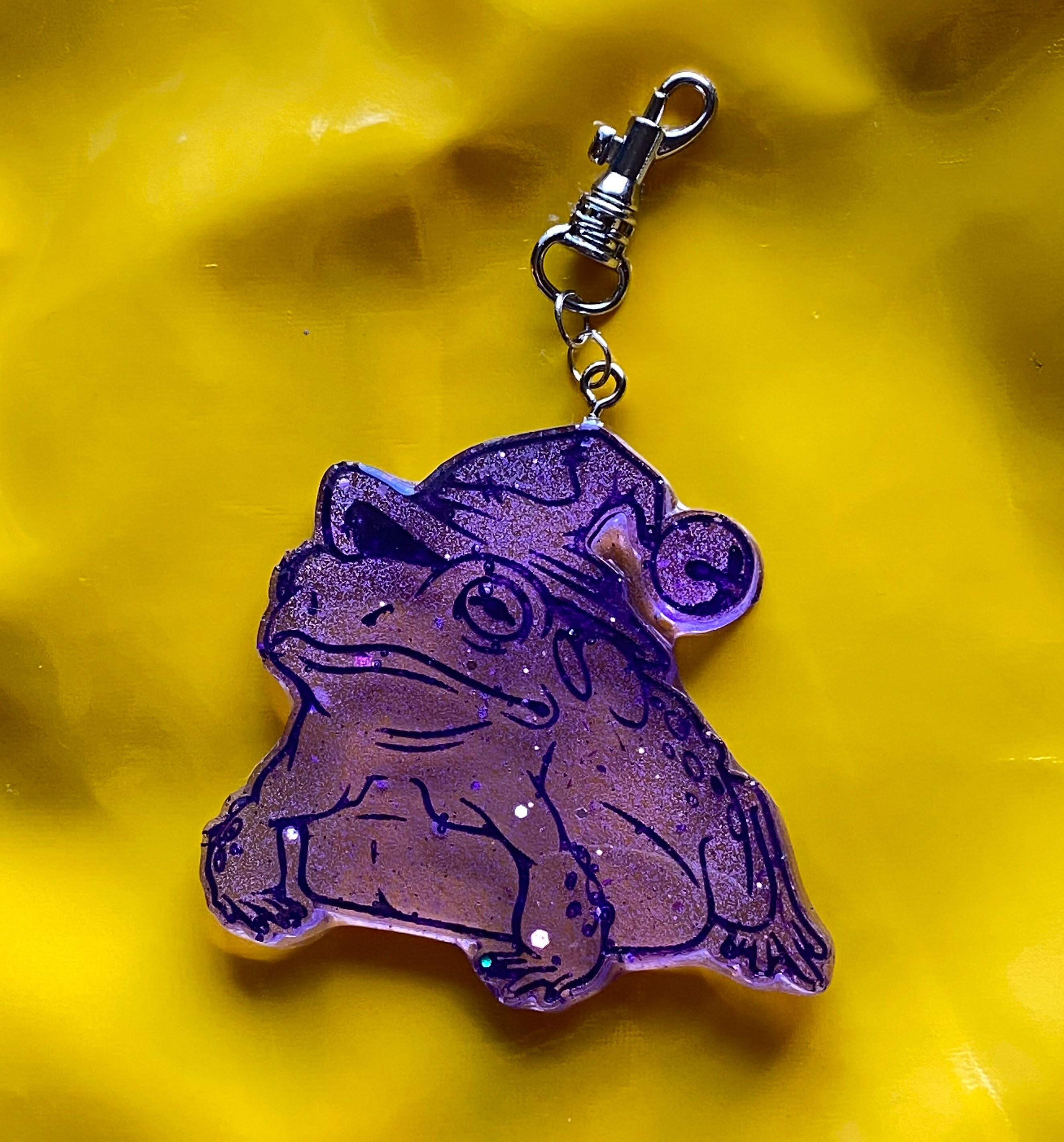 Custom Magic Frog Keychain Etsy