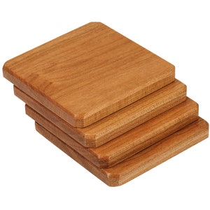 Rare Red Oak Tree Wood Coasters  Natural Wood Coasters With Bark — ManMade  Woods