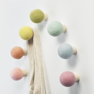 Pastel wall hooks sale