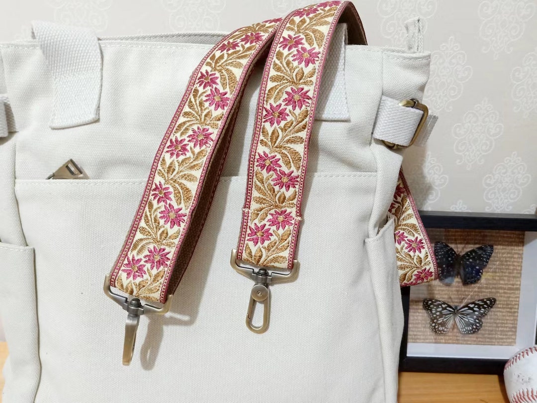 3.8 Cm Wide Crossbody Strap Purseshoulder Bag Strapguitar Strapembroidered Bag Straphandbag