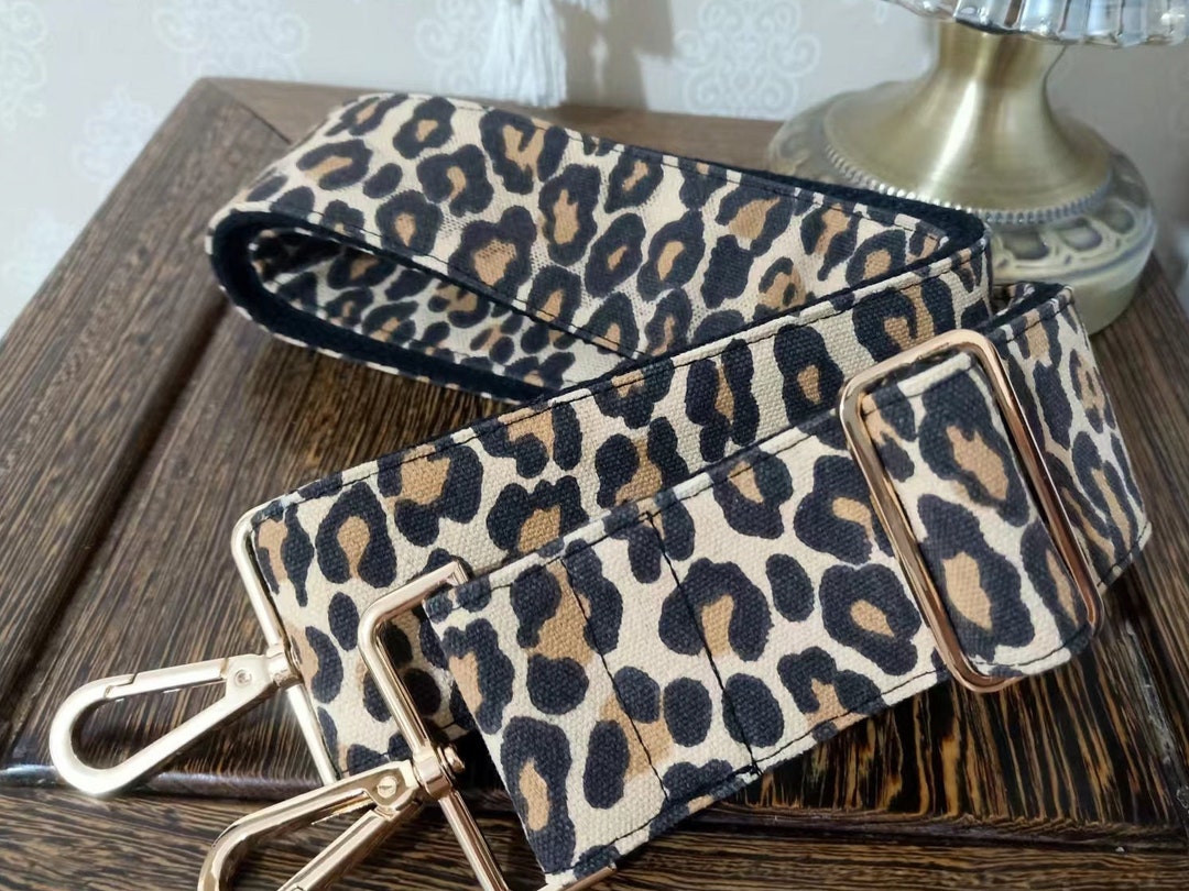 5cm Wide Crossbody Strap Walletshoulder Bag Strapguitar Strapleopard