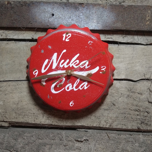 functional copy of a wall Nuka clock from Fallout. Replica Fallout 4 Nuka cola Clock Props from Fallout Fan Art Fallout Decoration