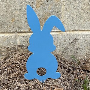 Easter, bunny, egg stake yard art