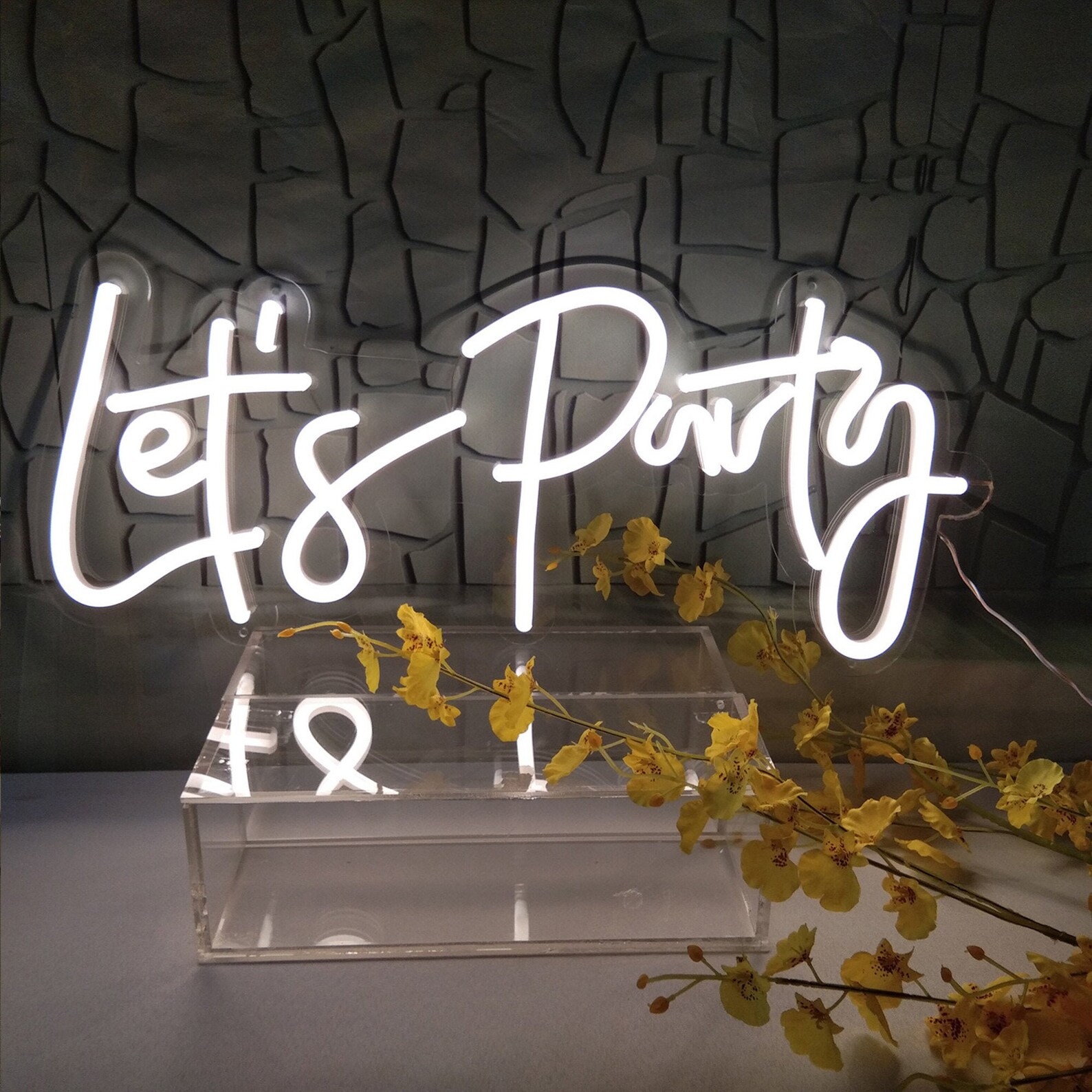 Party Neon Sign Custom Neon Sign LED Lights Party Etsy