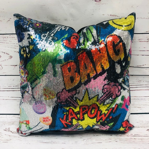 sequin pillow kids