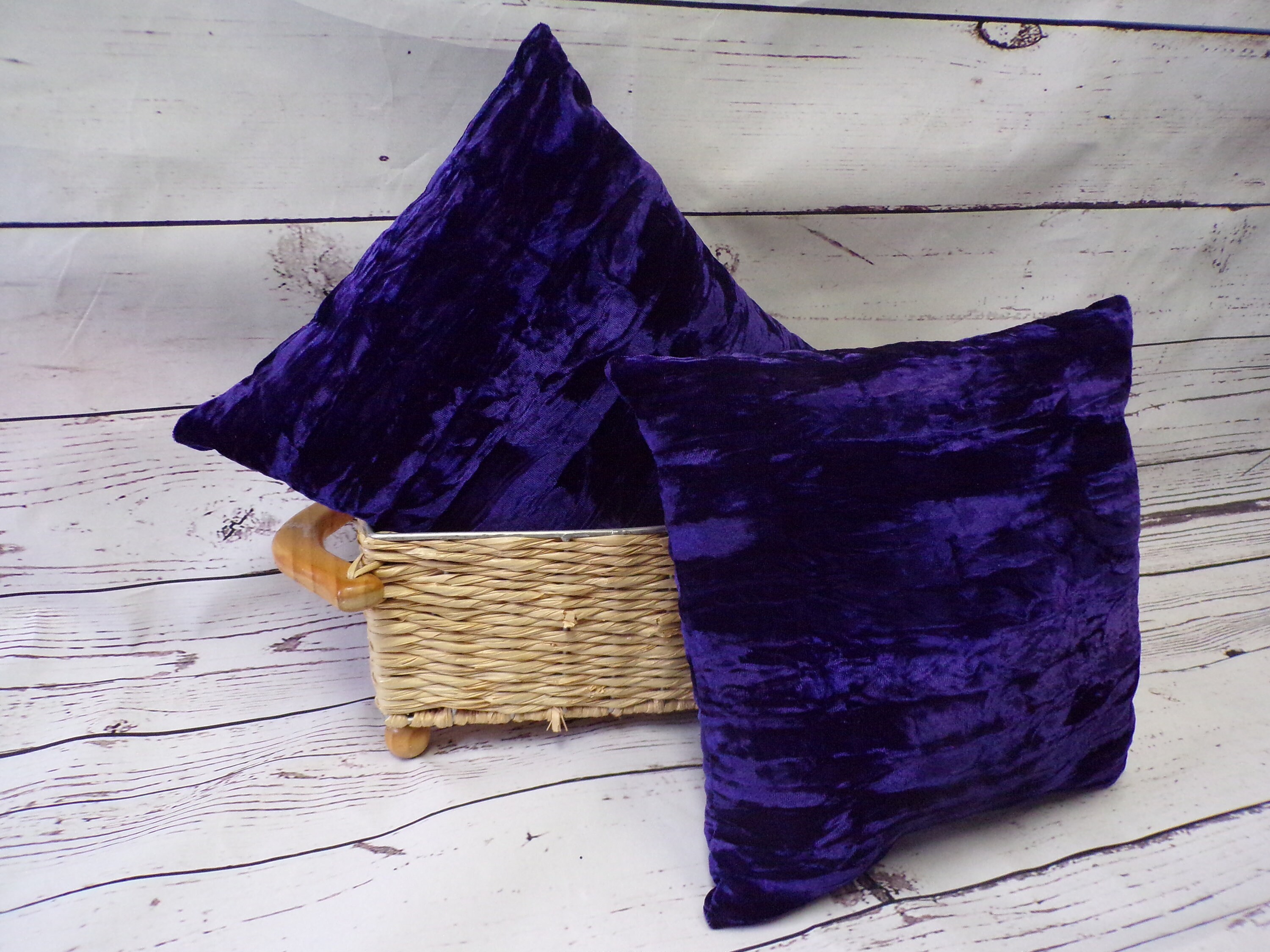 Blue Crush Velvet Decorative Pillows Blue Throw Pillows Blue Etsy