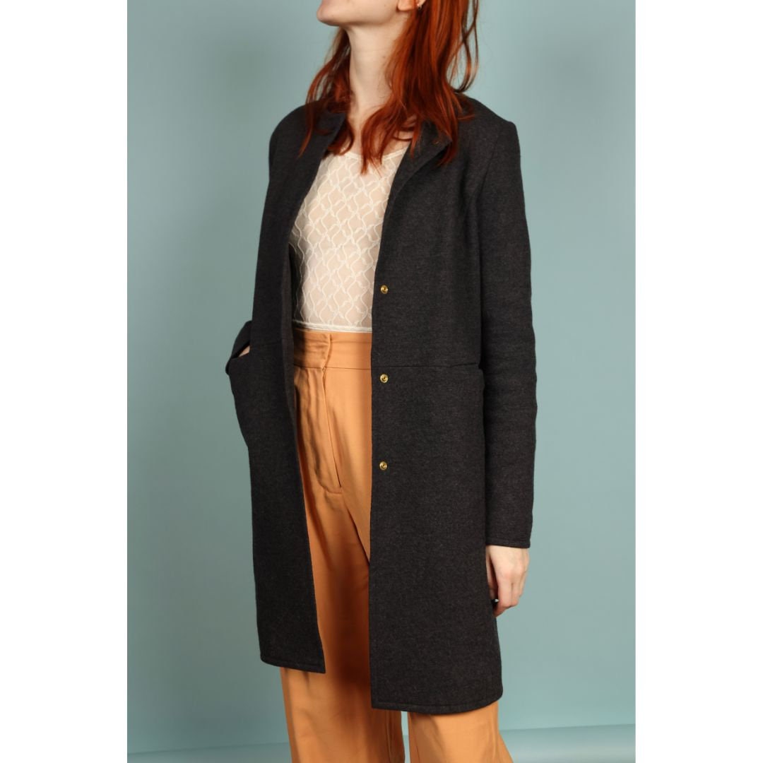 人気商品!! H BEAUTY\u0026YOUTH*COLLAR LESS COAT | www.chezmoiny.com