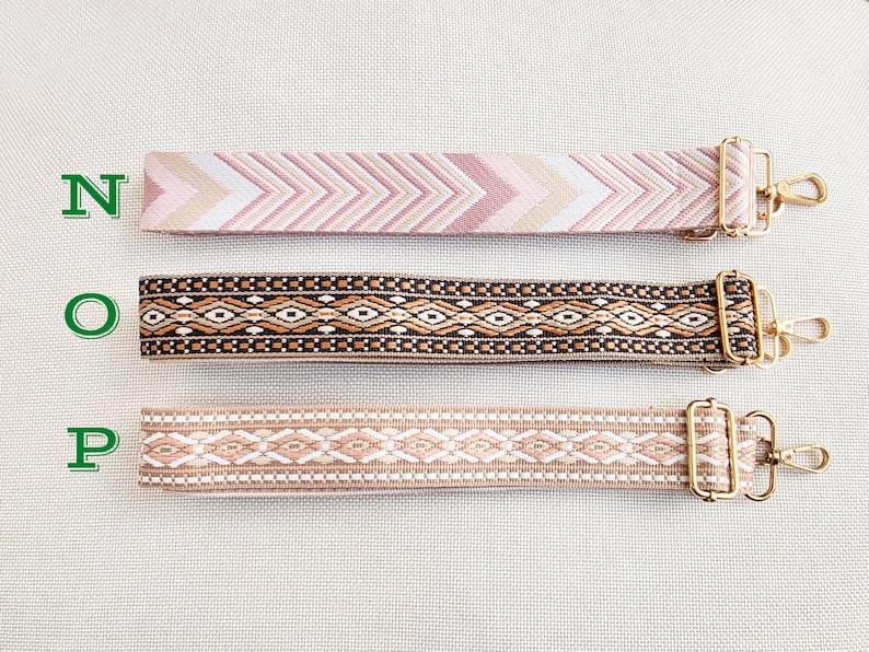 Adjustable Crossbody Bag Strap: Replacement Shoulder Strap - 31-51" immagine 5