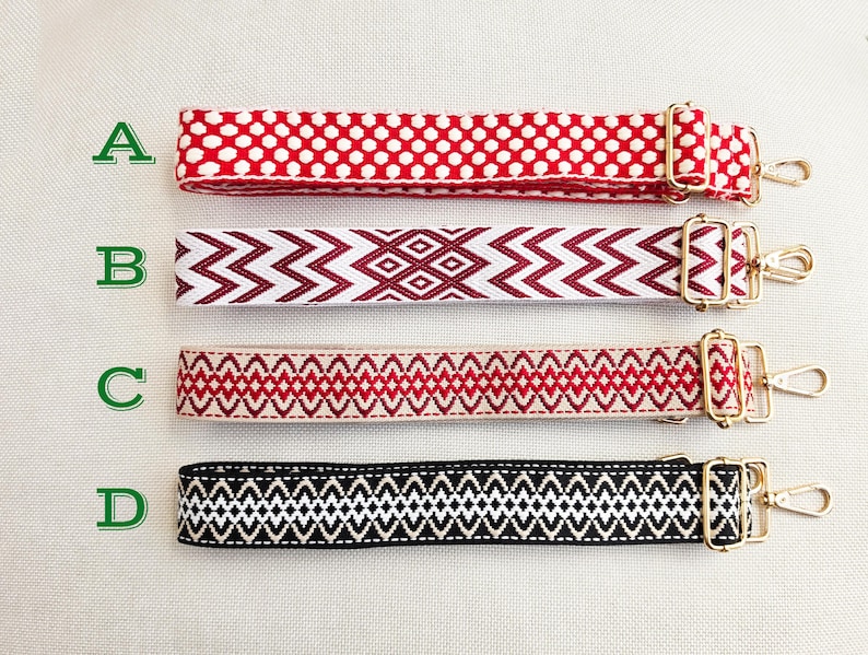 Adjustable Crossbody Bag Strap: Replacement Shoulder Strap - 31-51" immagine 2