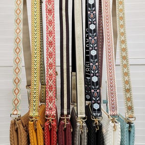 Adjustable Crossbody Bag Strap: Replacement Shoulder Strap - 31-51&quot;