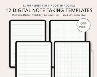 Goodnotes Template Pink, Basic Note Bundle, Pink Digital Note Taking ...