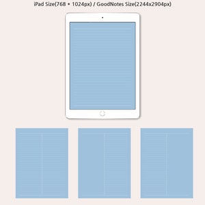 Goodnotes Template, Basic Note Bundle, Digital Note Taking Template ...