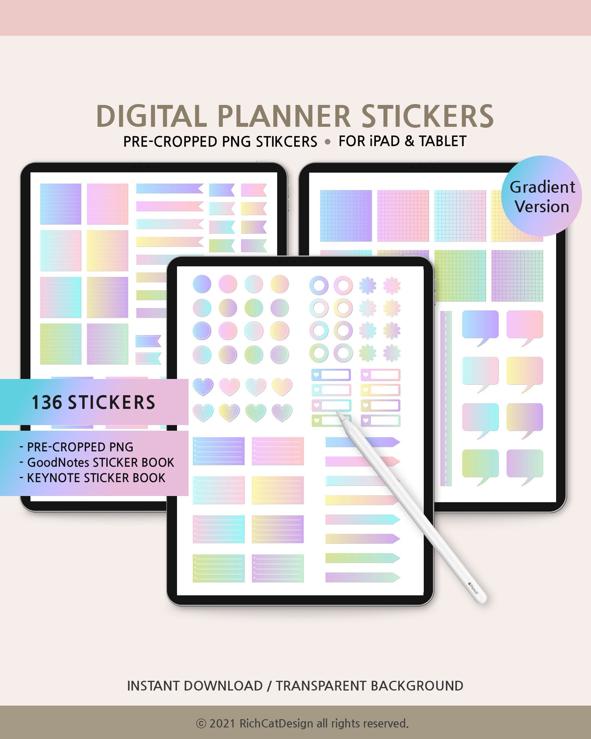 Gradient Digital Stickers: Những digital stickers với hiệu ứng gradient sẽ làm cho tin nhắn của bạn thêm phần nổi bật và sáng tạo. Hãy đón xem hình ảnh liên quan để lựa chọn cho mình những sticker ưa thích.