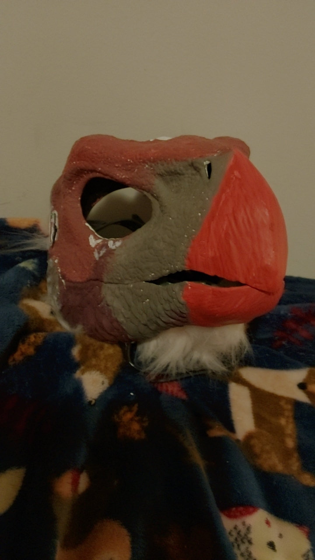 Cardinal Dinomask - Etsy