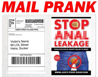 Anal Leakage Prank - Etsy