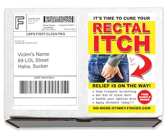 Anonymous Itch Prank Mail - Gag Gift