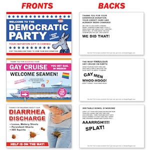 24 Prank Postcards Totally Embarrassing Variety Pack Sent to YOU so You ...