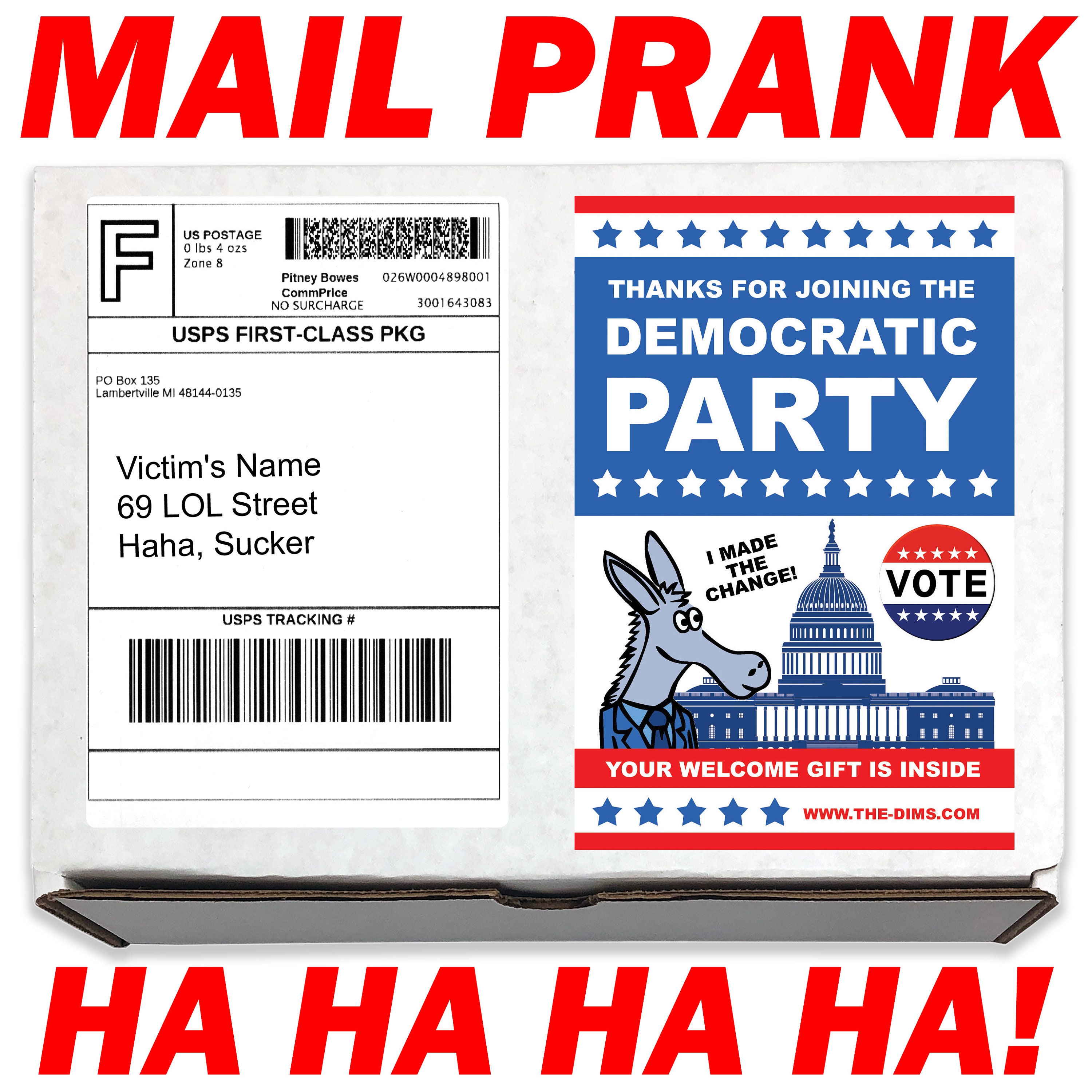 Anonymous Mail Prank Box: Embarrassing Gag Gift - Etsy