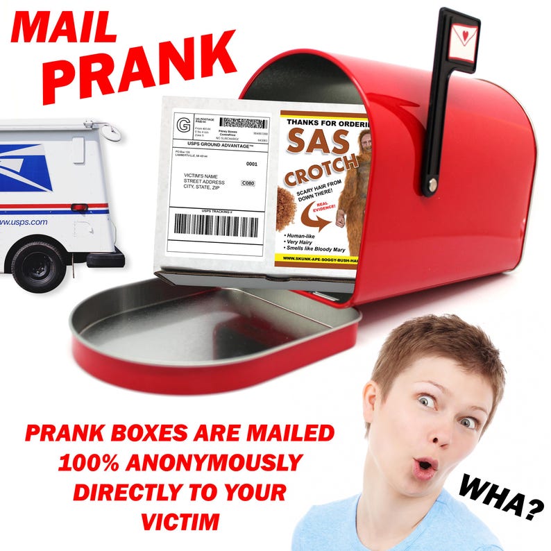 Sas Crotch Prank Box: Anonymous Gag Gift - Etsy