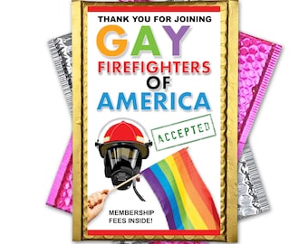 Gay Firefighters of America Prank Mail: Anonymous Gag Gift