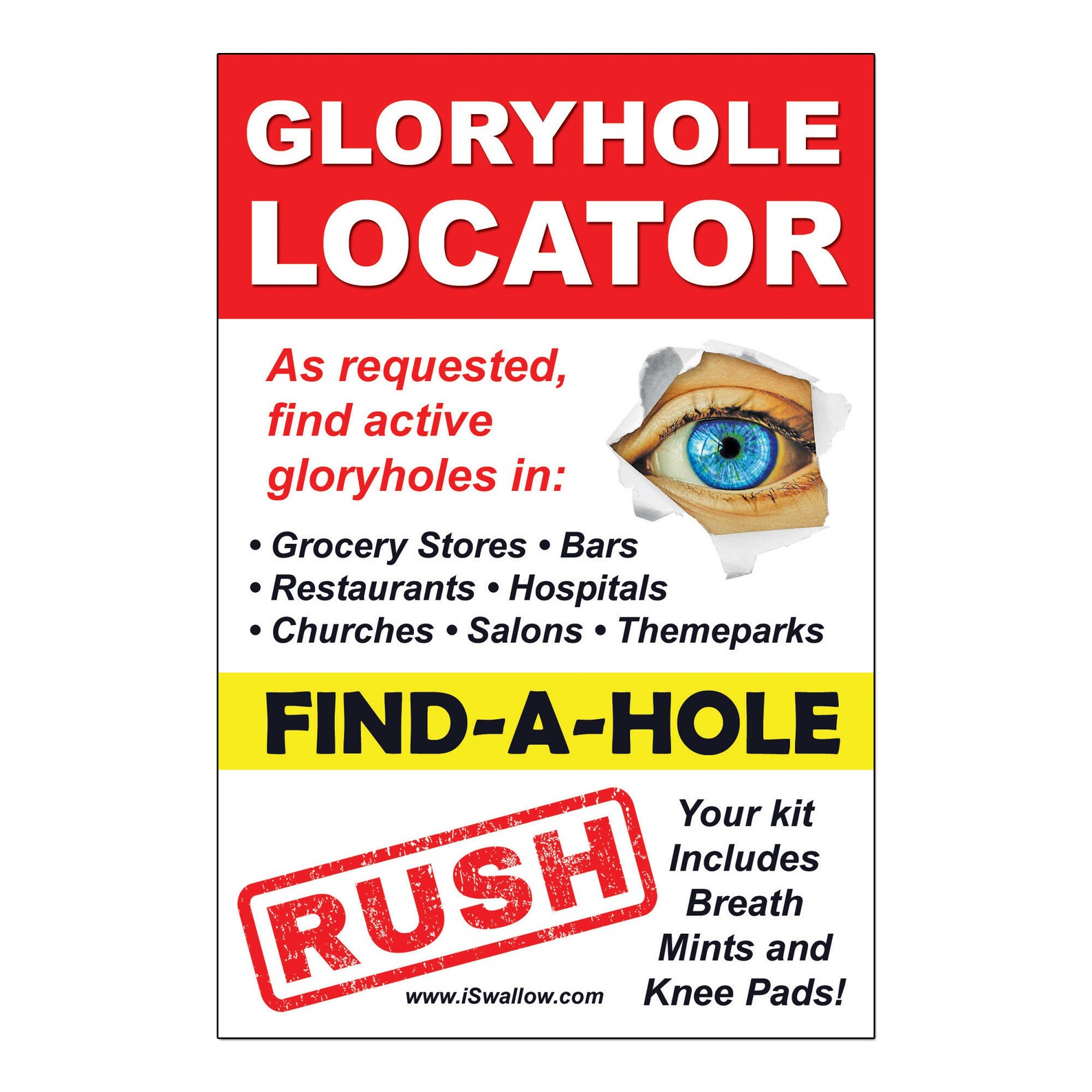 Prank Mail Glory Hole Locator Prank Box Gag Gift Funny Etsy