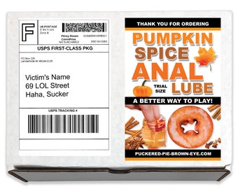 Pumpkin Spice Prank Joke Box gets sent Directly to your Victims Mailbox! 100% Anonymously!