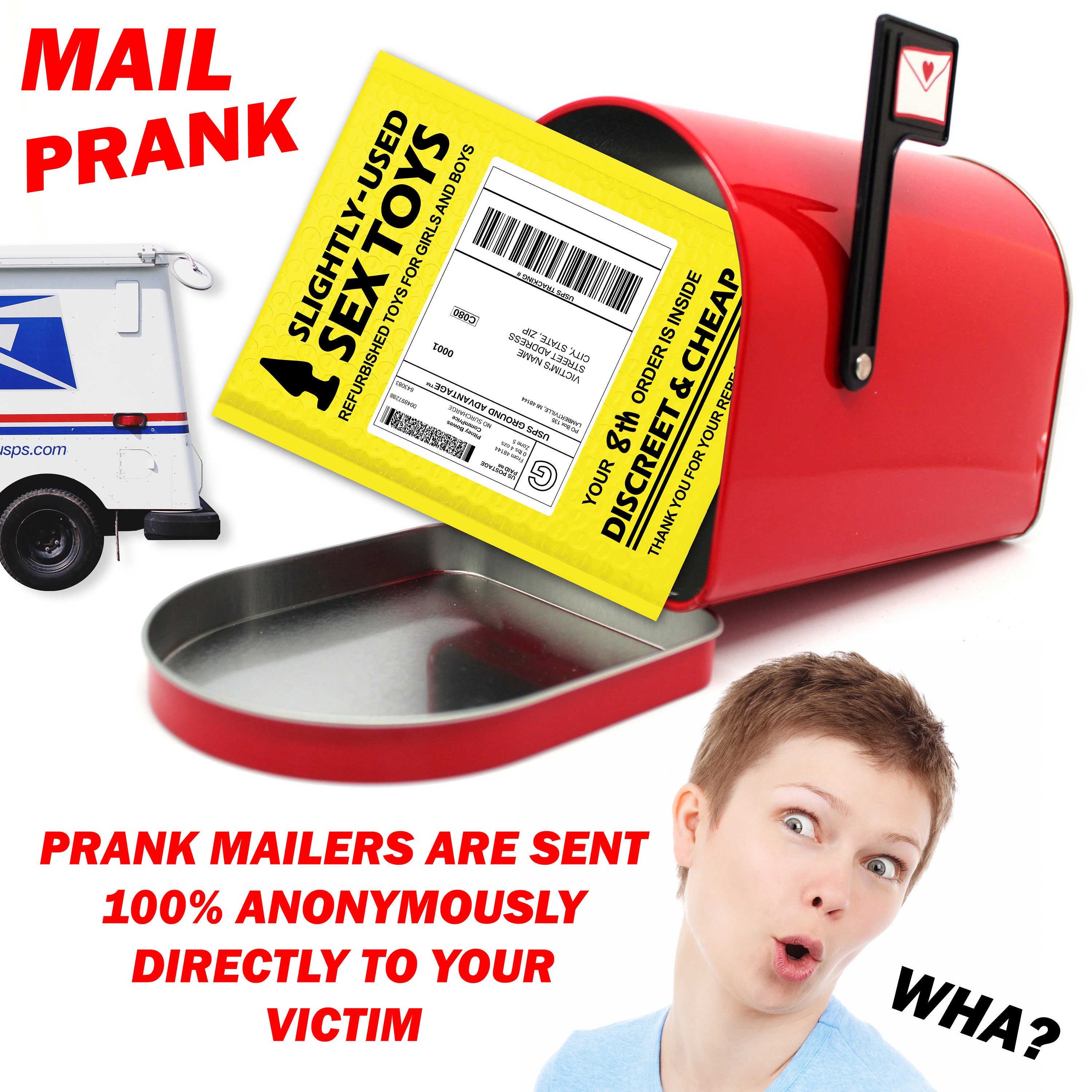 Anonymous Mail Prank: Embarrassing Gag Gift - Etsy