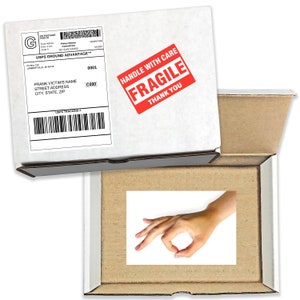 Mail Prank - Gotcha! You Looked Surprise Prank Box Gag Mail sent directly to your Victim, Friend, Family, Foe 100% Anonymously!