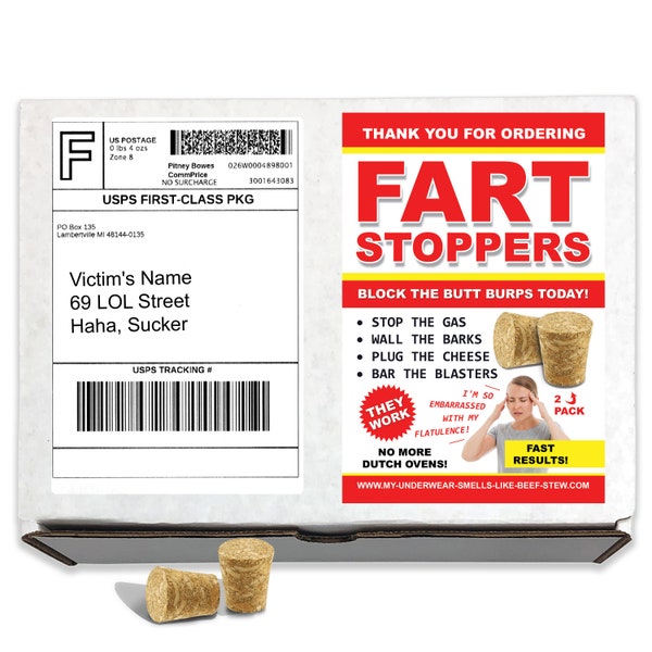 Gag Present Box Etsy