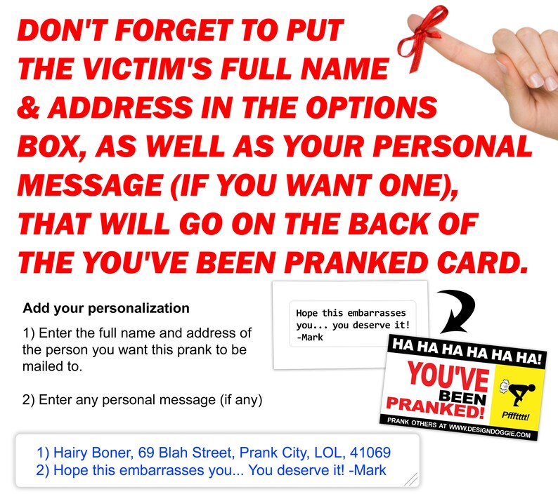 best prank gifts mail