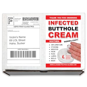 Anonymous Butt Hole Prank: Gag Gift Mailed to Victim