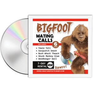 Prank Mail - Bigfoot Mating Call DVD Gag Gift!  Funny Prank gets sent directly to a Loved One/Victim/Friend/Bigfoot Hunter (100% Anonymous)