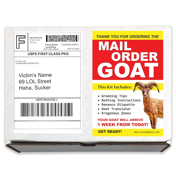 Gag mail gifts discount