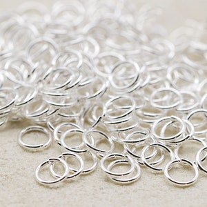20 Pcs 5mm 22Gauge 925 Sterling Silver Open Jump Rings, Made in USA