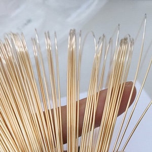 Half Hard 21Ga/20Ga/19Ga/18Ga/16Ga 14K Gold Filled Wire, Half Hard Wire, Round Wire