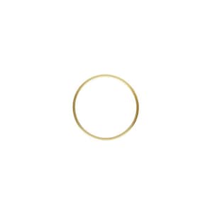 1 st. 25 mm 18 Gauge 14K guldfyllda slutna hoppringar, 10 st., 25 st., slutna hoppringar, tillverkade i USA