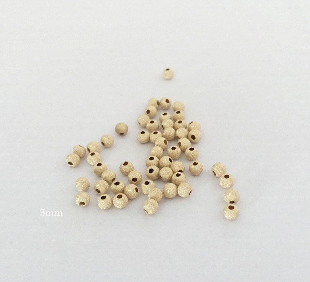 Real 14k Gold Filled Crimp Tube Spacer Beads Jewelry Making Twisted 1mm 2mm 3mm