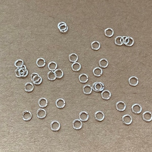 50 szt. 3 mm 22 Gauge 925 Srebro Sterlingowe Otwarte Kółka Skokowe, Otwarte Kółka Skokowe, Wyprodukowano w USA