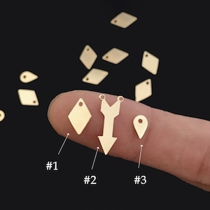 14K Gold Filled Tags, Drops, Charms,  Extender Charms, Stamped with 1/20 14K, Wholesale, Made in USA