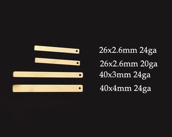 14K Gold Filled Bar Rohling Tropfen Charm, Bar Charm, Bar Anhänger, Bar Rohling zum Stempeln, Großhandel, Made in den USA