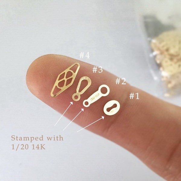 5 Pcs 14K Gold Filled Quality Tags, Gold Filled Tags, Thin Quality Tags, Tag Ends, Japanese Style, Italian Style, Made in USA