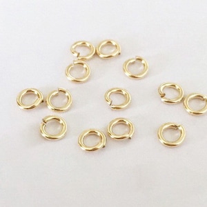 10 Pcs 4mm 20.5 Gauge 14K Gold Filled Open Jump Rings, Open Jump Rings, 50 Pcs, 100 Pcs, Made in USA