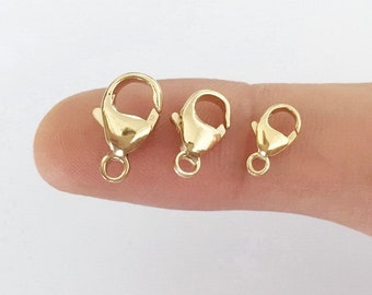 14K Gold Filled Trigger Clasp w/ Closed Ring